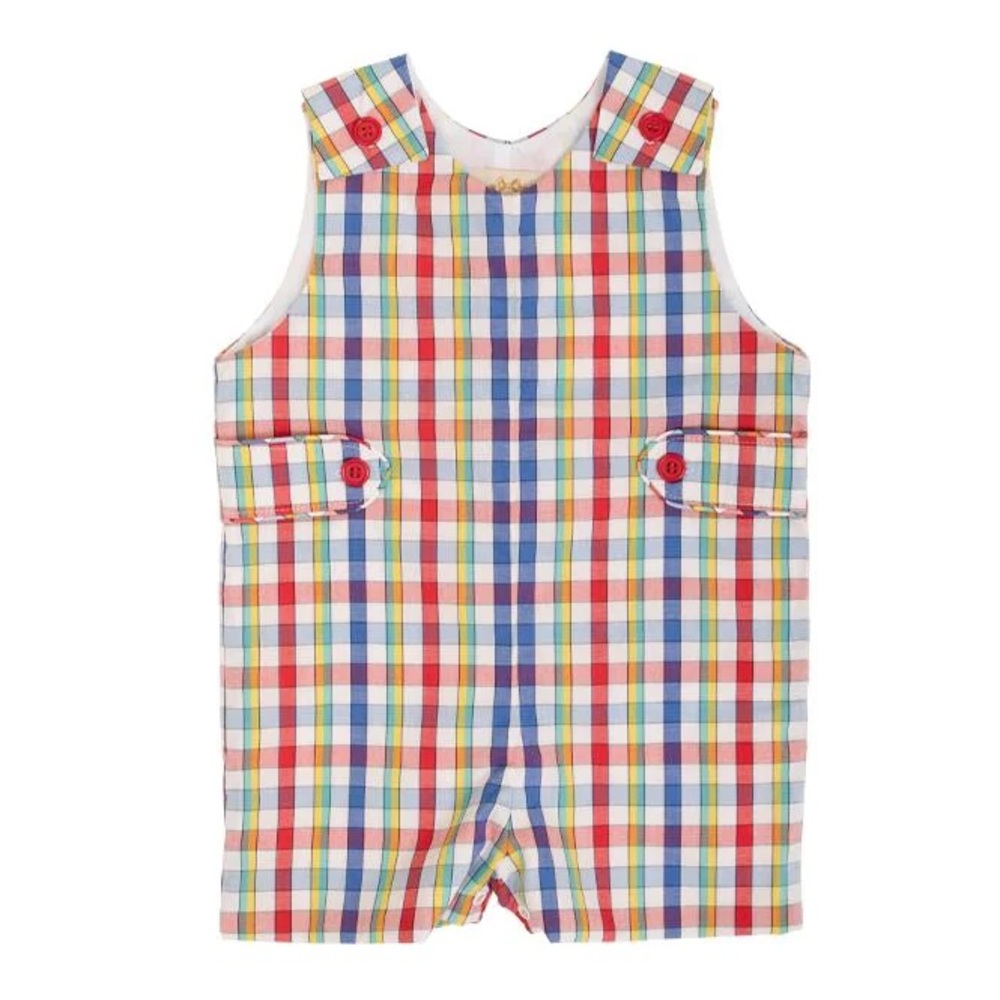 TBBC Pinecrest Plaid Jon Jon 6-12 months